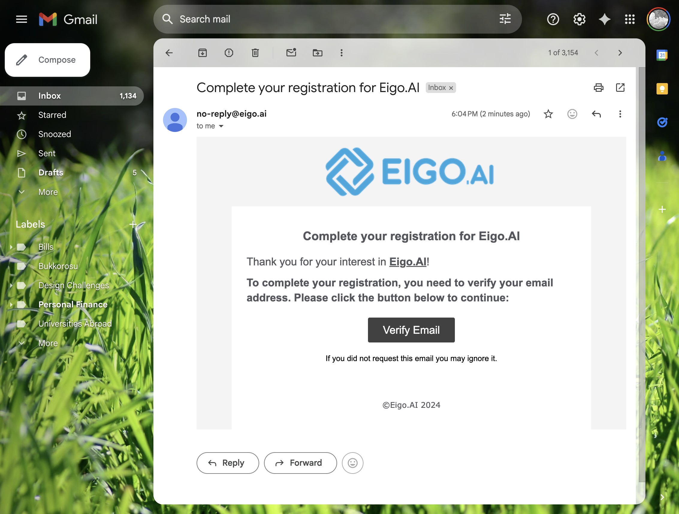 Screenshot for How to register with your email address, step 5